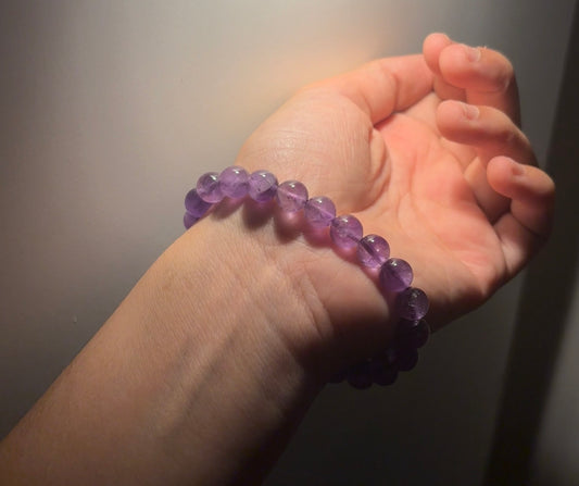 Amethyst 8mm bracelet