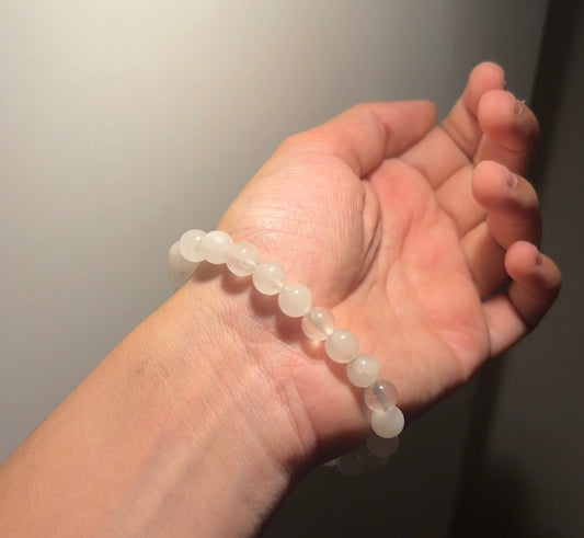 Ice quartz 8mm bracelet