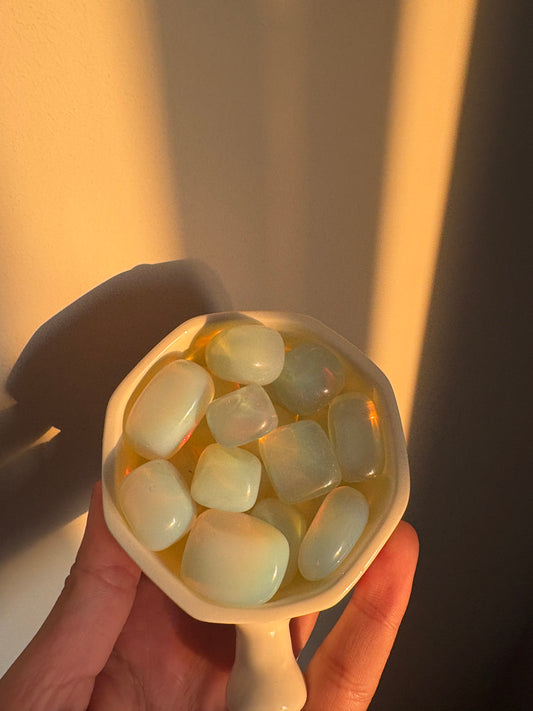 Opalite tumbles