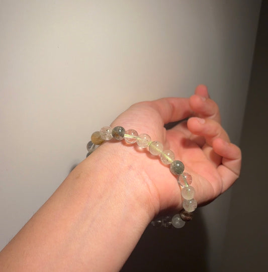Garden quartz 8mm bracelet