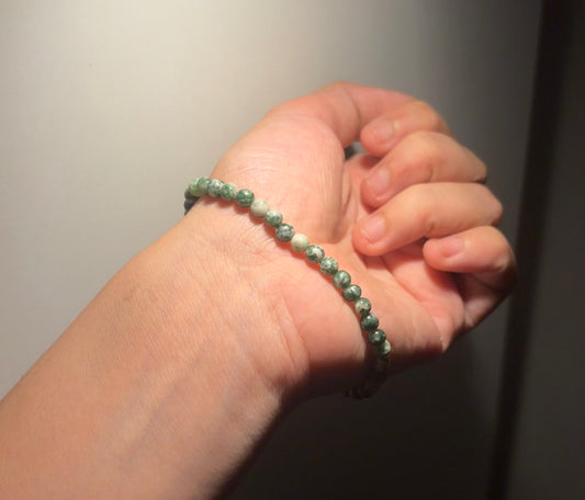 Tree agate 4mm bracelet