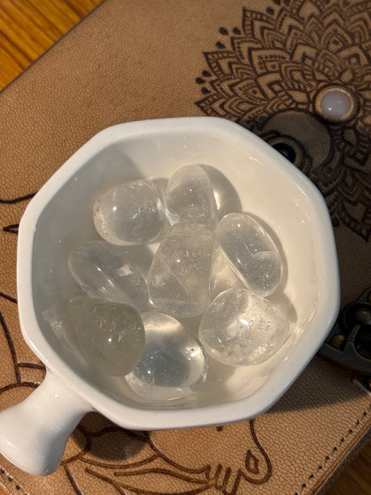 Clear Quartz tumbles