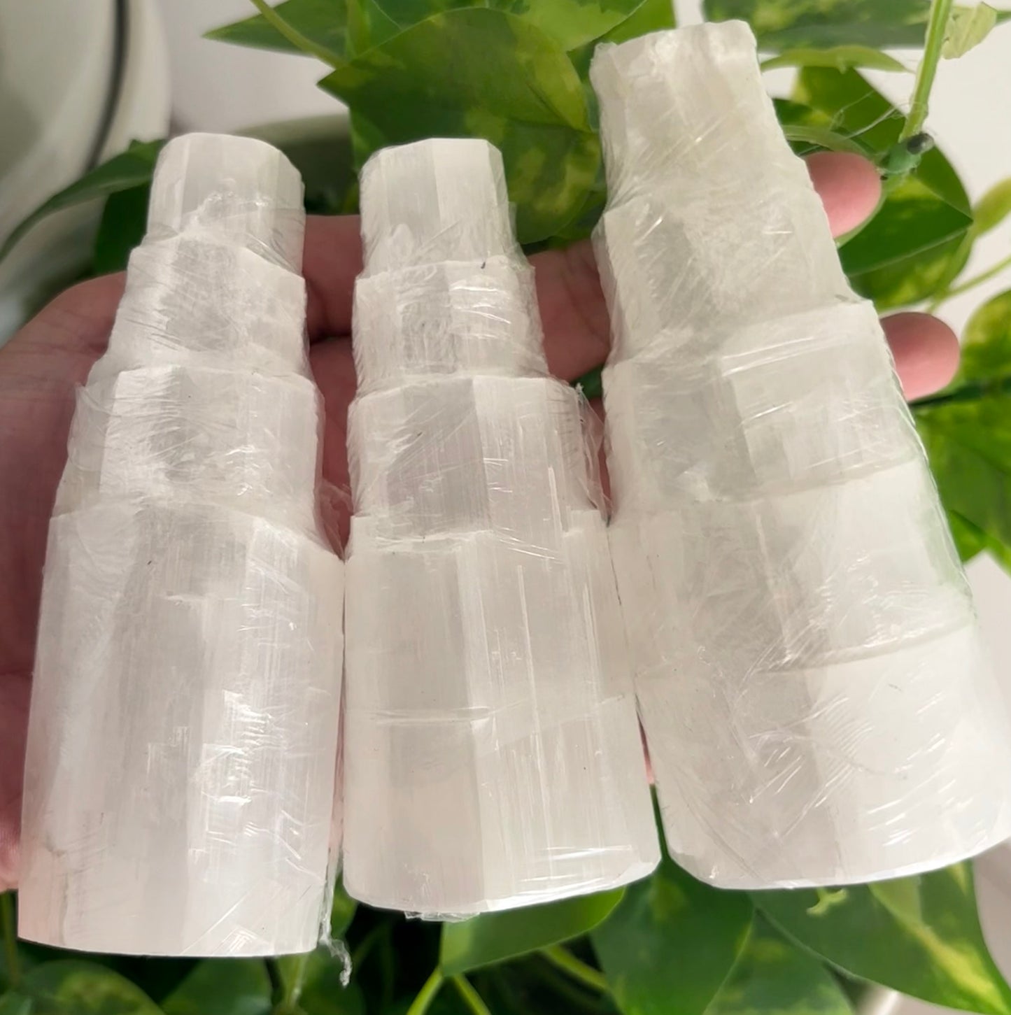 Selenite Spiral Towers