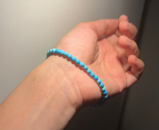 Turquoise 4mm bracelet