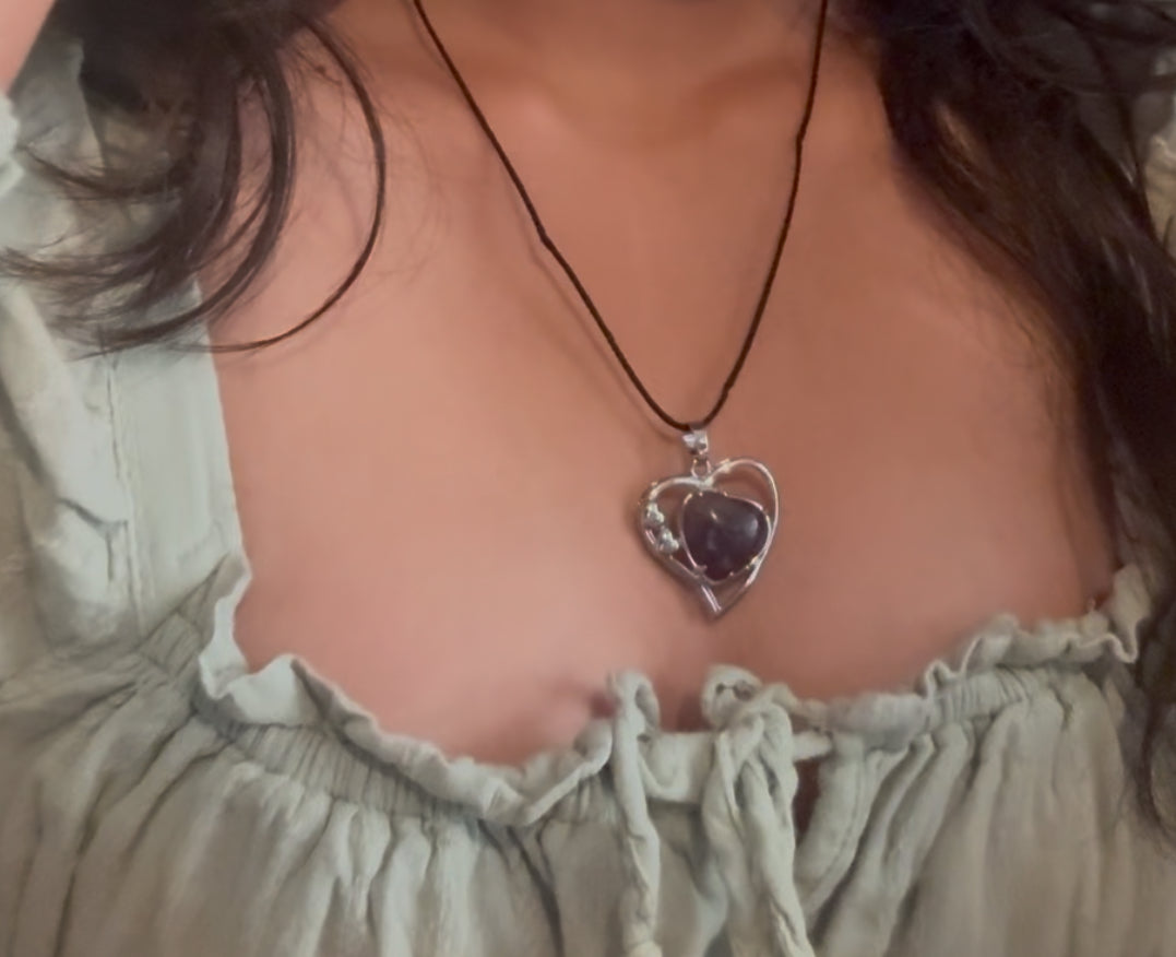 Heart metal pendants