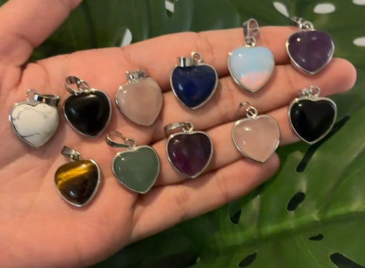Dainty Heart Pendants.
